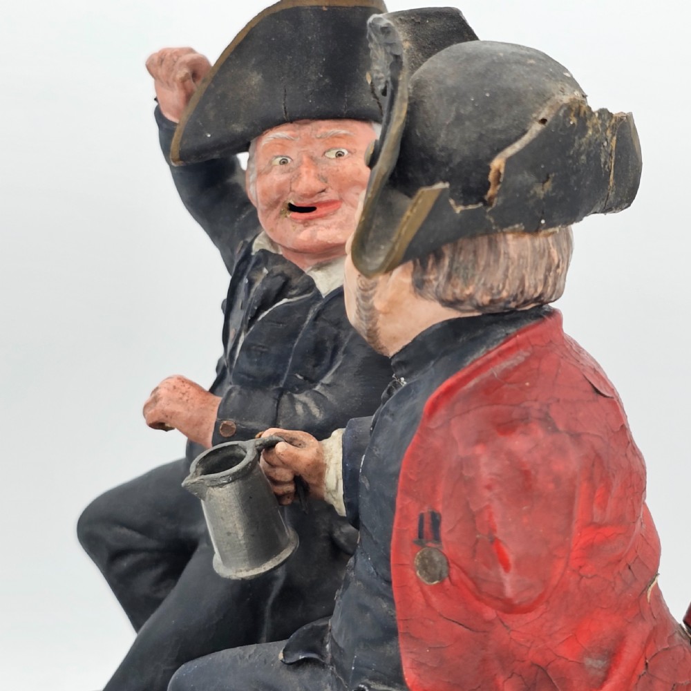Extremely Rare Papier mâché ‘smoking’ model of ‘The Lobster & Crab’ c1800 View XXVII