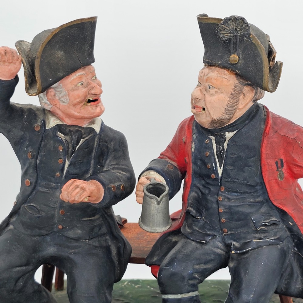 Extremely Rare Papier mâché ‘smoking’ model of ‘The Lobster & Crab’ c1800 View XXVIII