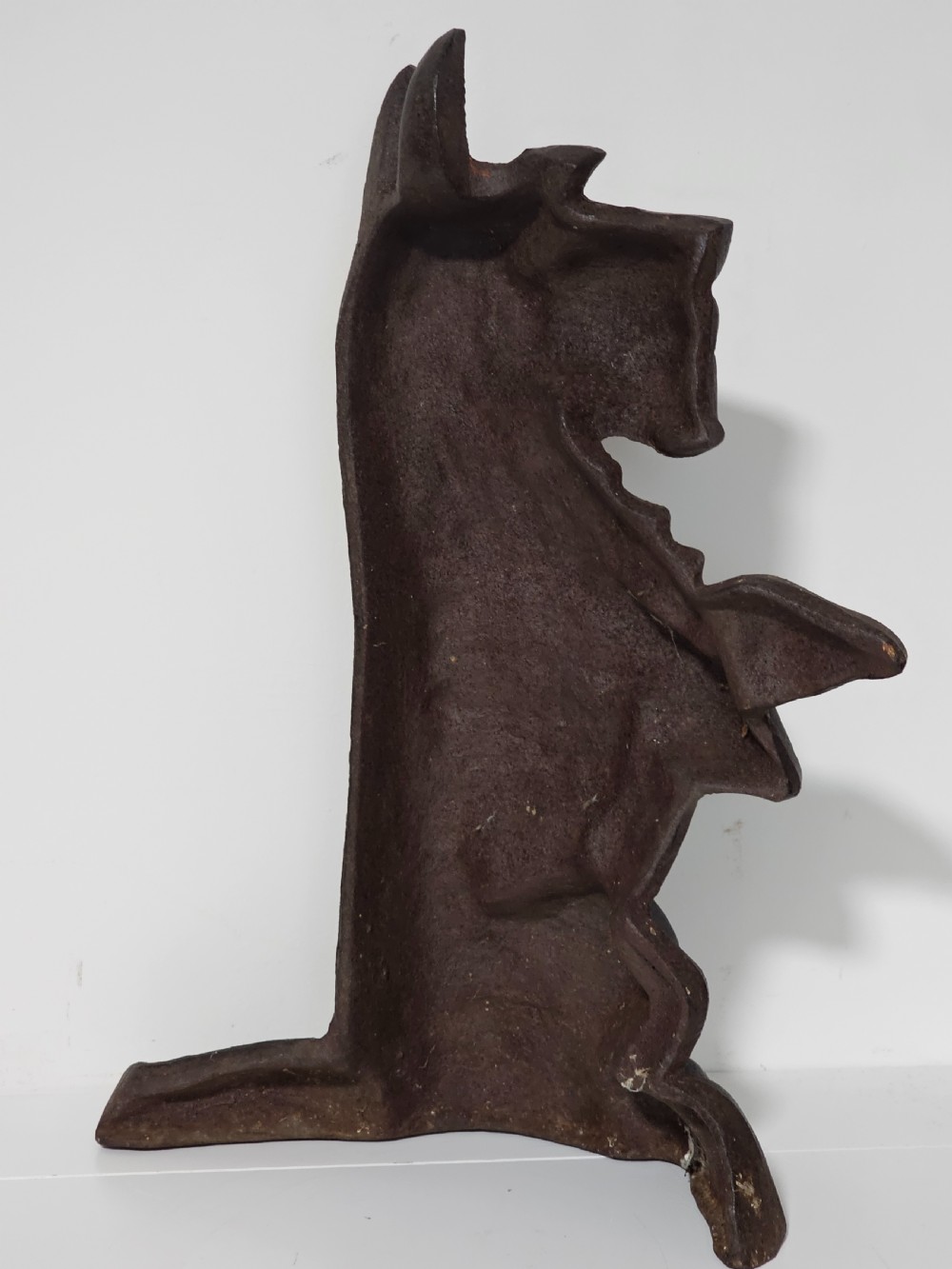 Fine Large Antique cast iron scottie door stop View VI