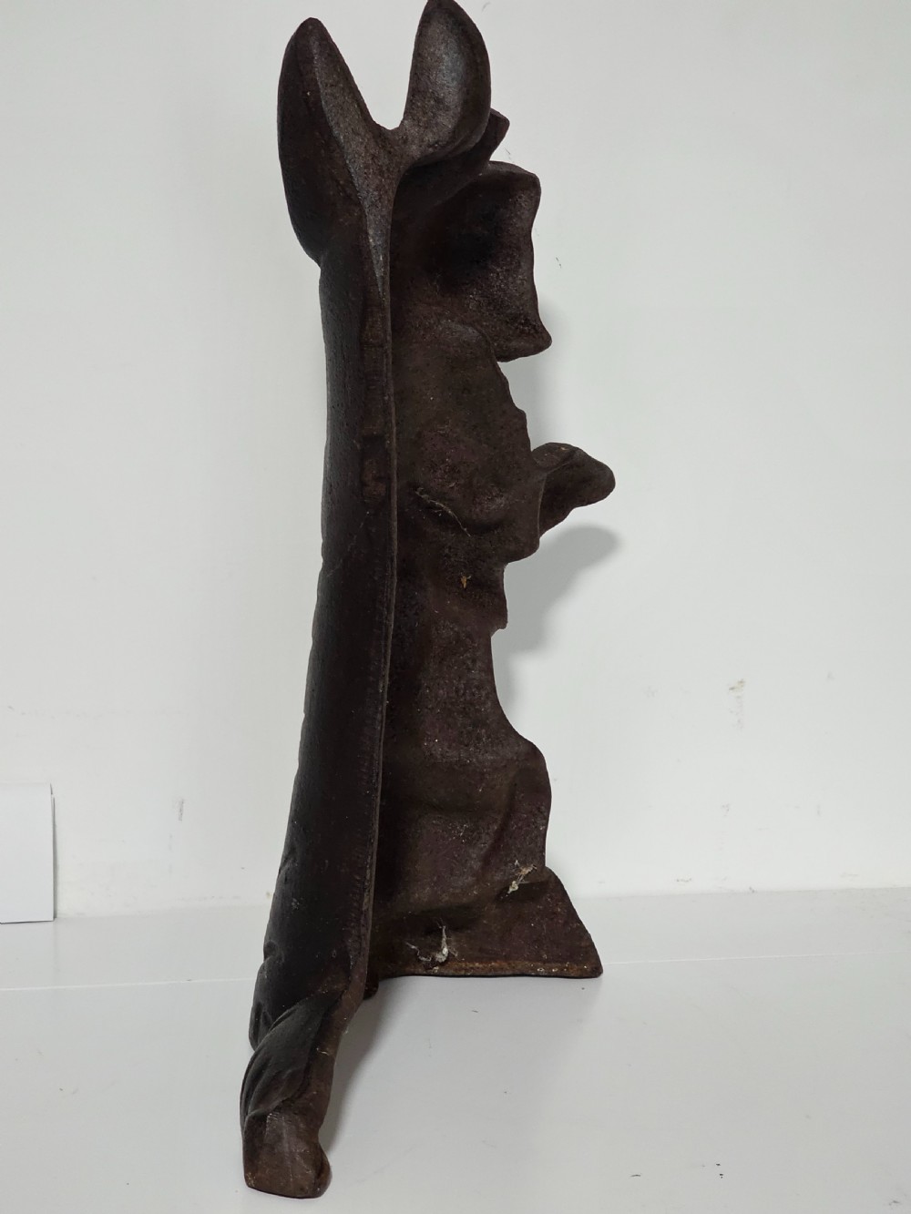 Fine Large Antique cast iron scottie door stop View VII