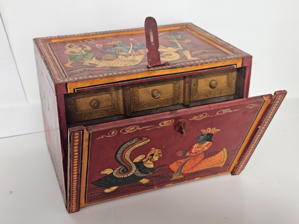 Fabulous late19th/early 20th Indian spice cabinet.