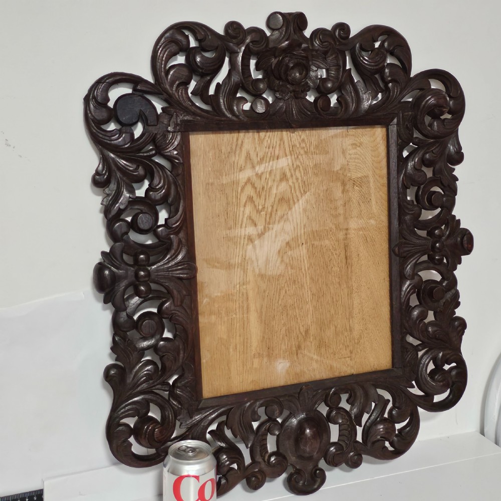 Fine Quality Large Antique Carved Wooden Frame View VI