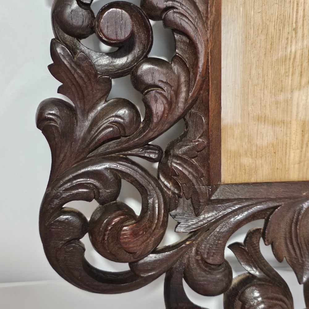 Fine Quality Large Antique Carved Wooden Frame View X