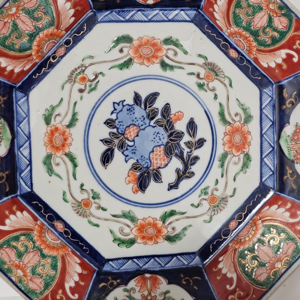 Large Octagonal Imari Charger c1920 View II