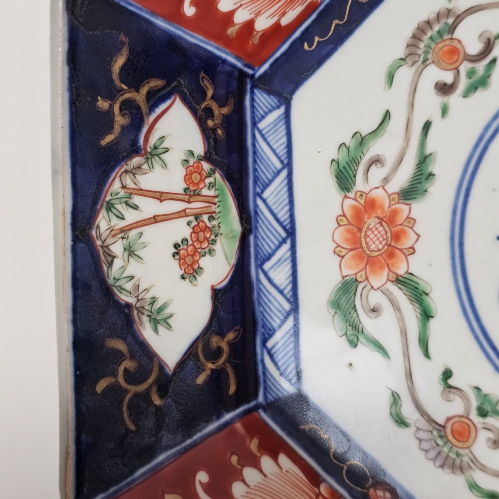 Large Octagonal Imari Charger c1920 View IV