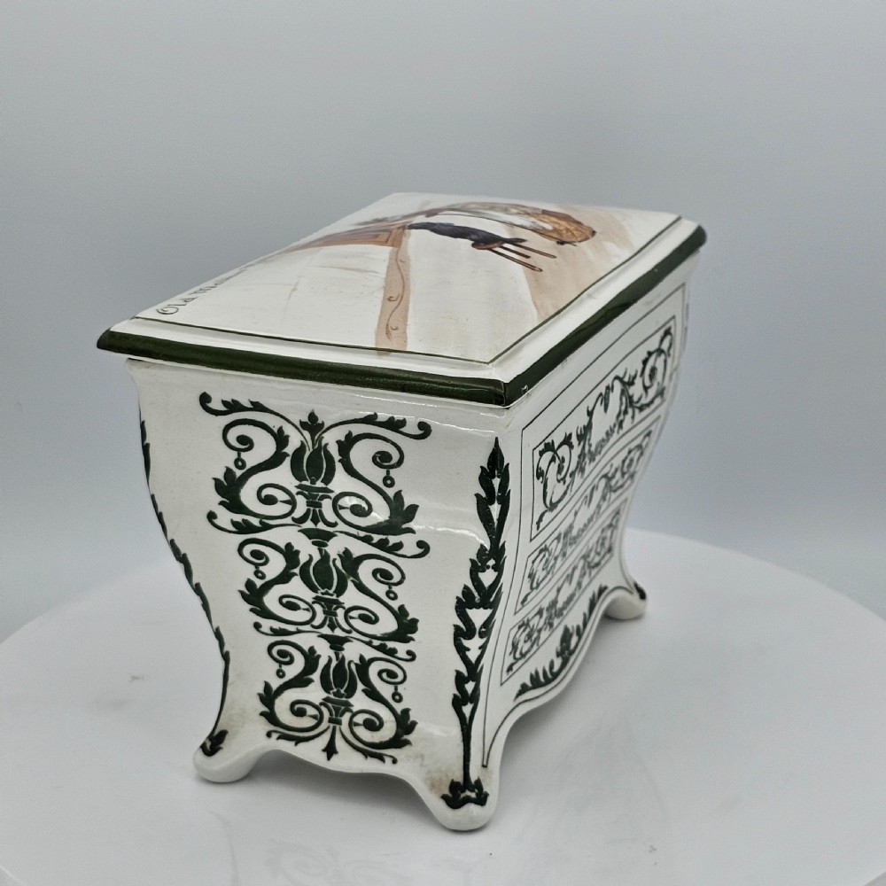 1905 Royal Doulton Huntley & Palmer Porcelain Biscuit Barrel Old Mother Hubbard View IX