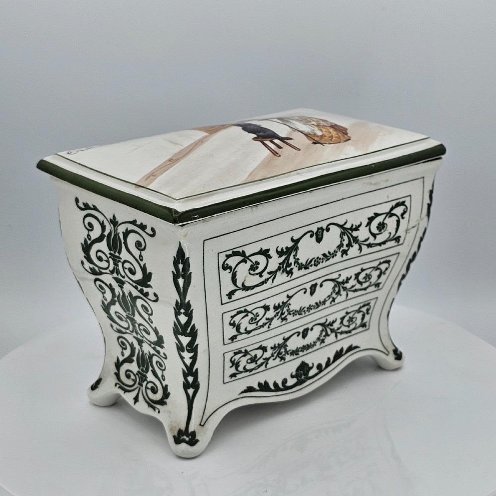 1905 Royal Doulton Huntley & Palmer Porcelain Biscuit Barrel Old Mother Hubbard View X