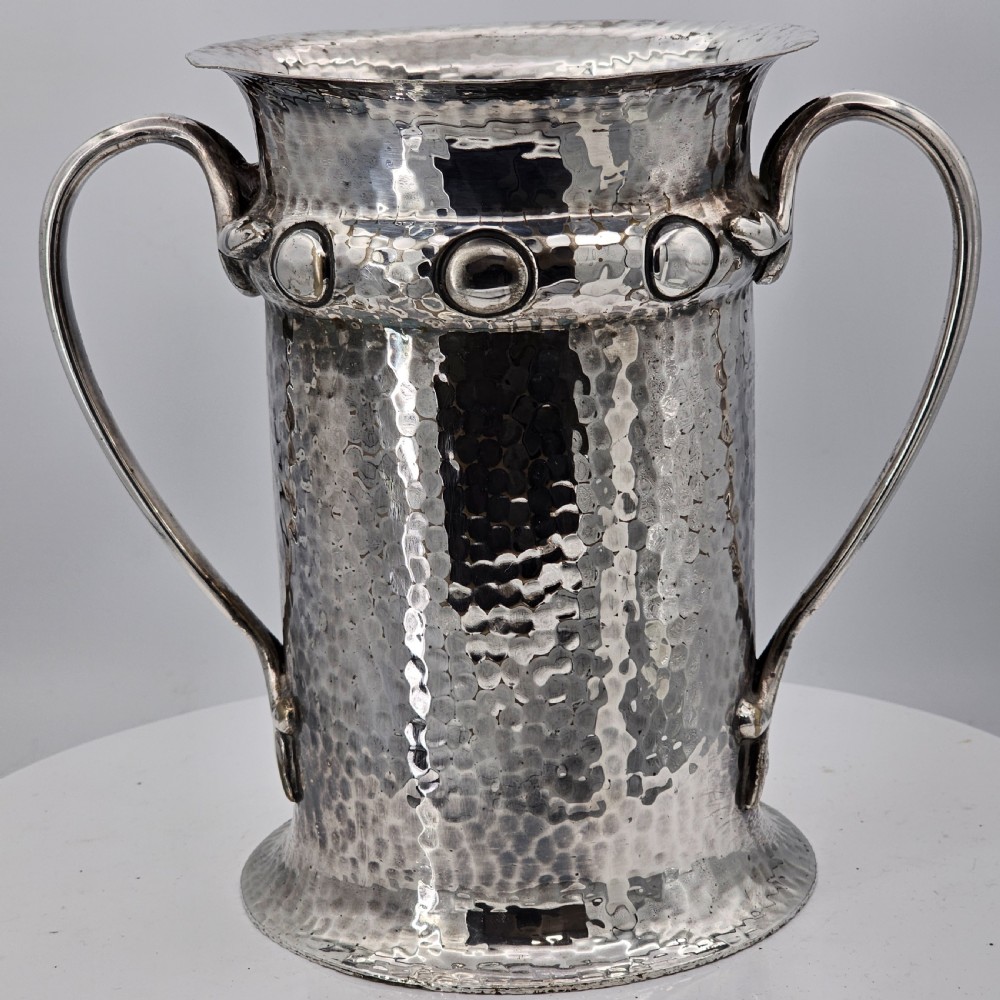 Barker Brothers Super-Quality Art Nouveau Arts & Crafts 1905 Silver-Plated Wine Cooler