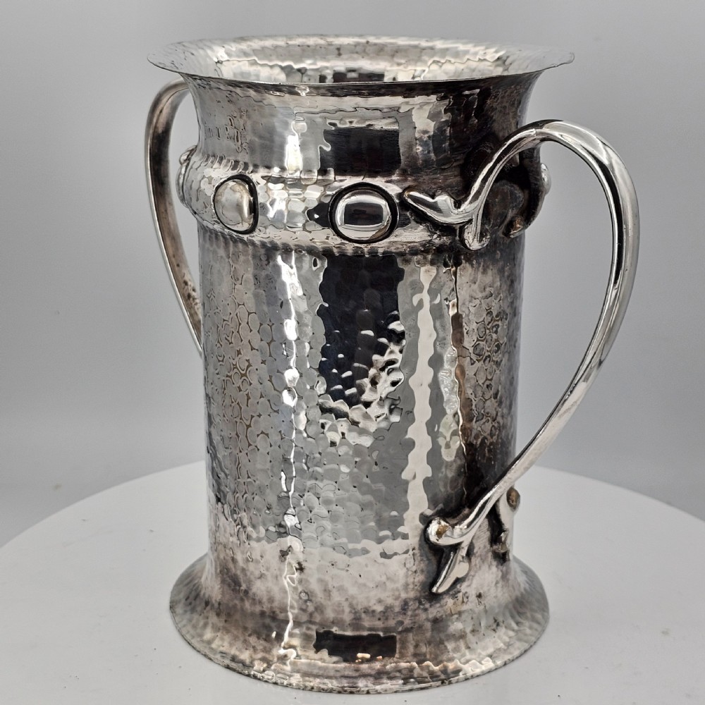 Barker Brothers Super-Quality Art Nouveau Arts & Crafts 1905 Silver-Plated Wine Cooler View XIV