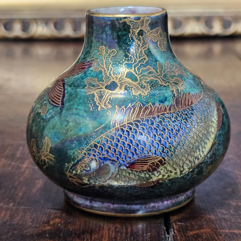 Stunning Rare 1930'S Art Deco A.G. Hardy Jones Wilton Ware Lustre Vase
