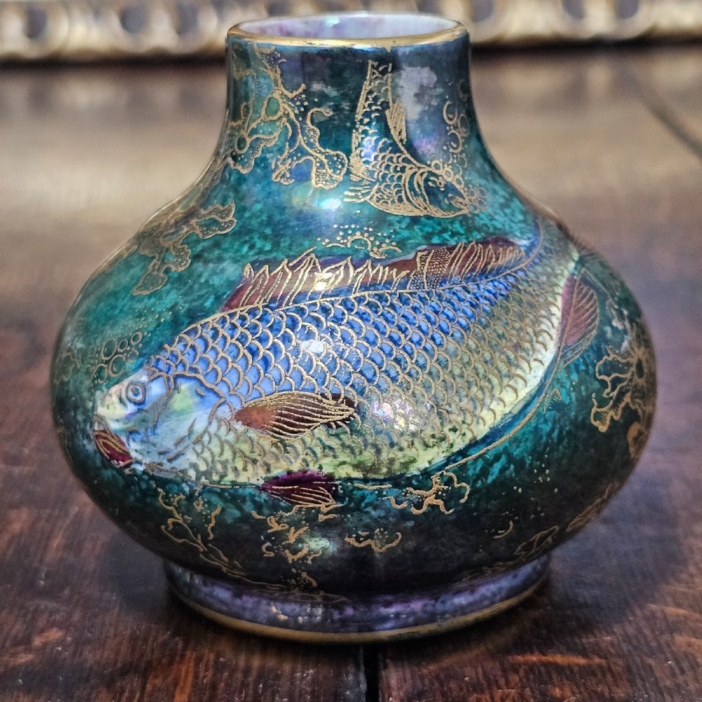 Stunning Rare 1930'S Art Deco A.G. Hardy Jones Wilton Ware Lustre Vase View II