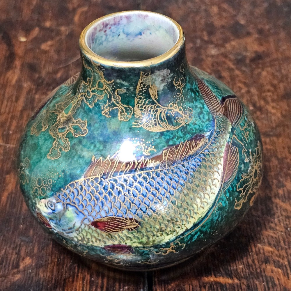 Stunning Rare 1930'S Art Deco A.G. Hardy Jones Wilton Ware Lustre Vase View IV