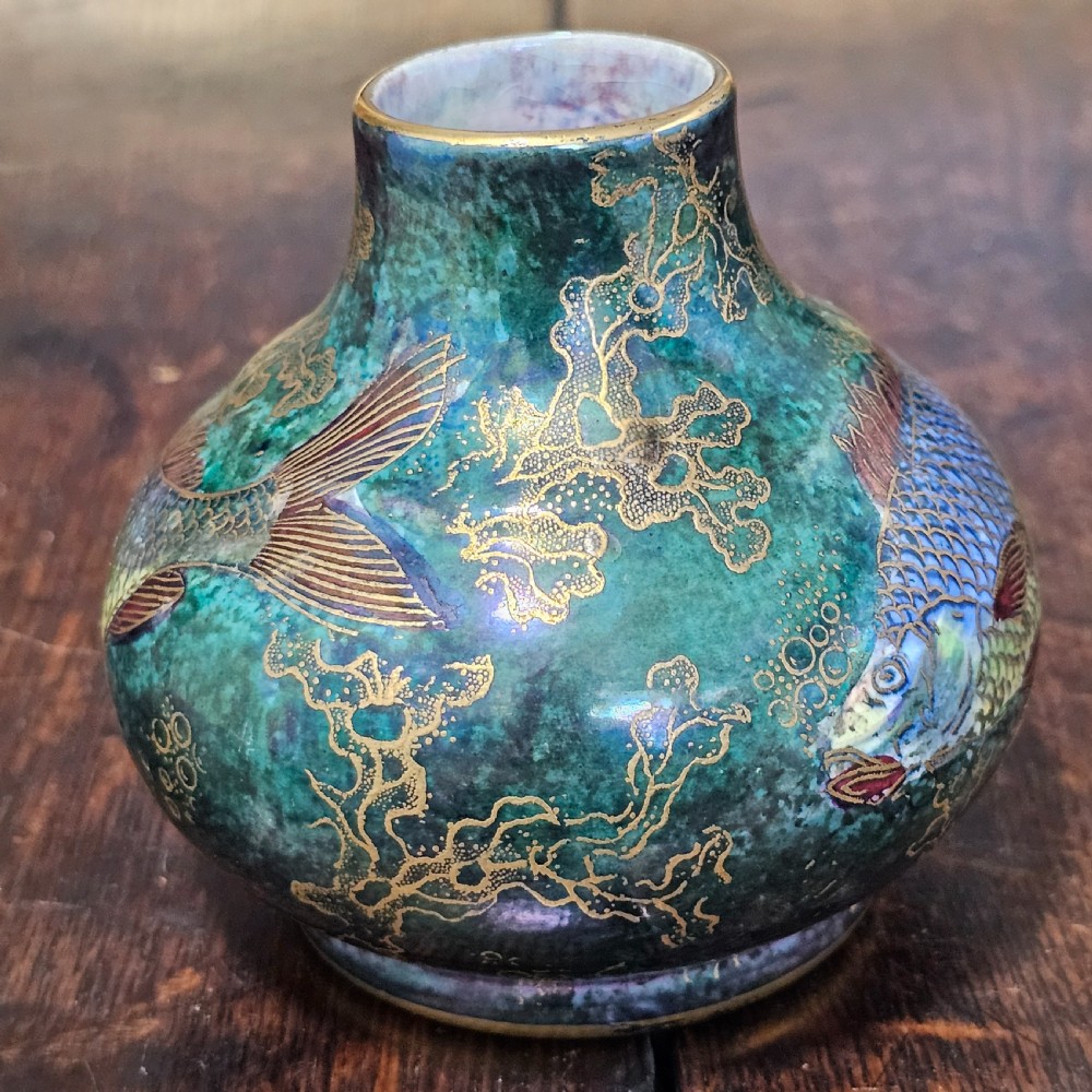 Stunning Rare 1930'S Art Deco A.G. Hardy Jones Wilton Ware Lustre Vase View V