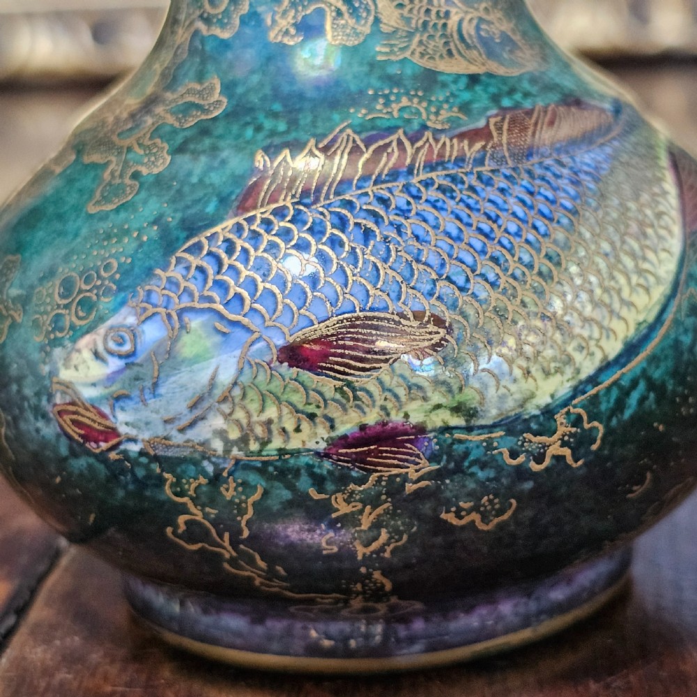 Stunning Rare 1930'S Art Deco A.G. Hardy Jones Wilton Ware Lustre Vase View X
