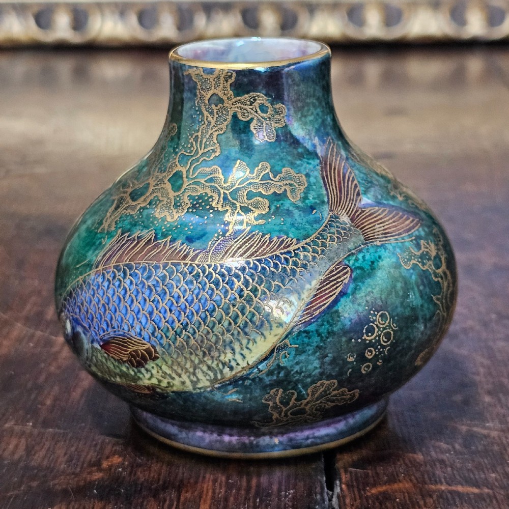 Stunning Rare 1930'S Art Deco A.G. Hardy Jones Wilton Ware Lustre Vase View XII
