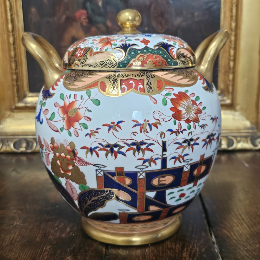 Beautiful Large 19thc Spode Pot Pourri Bowl and Cover