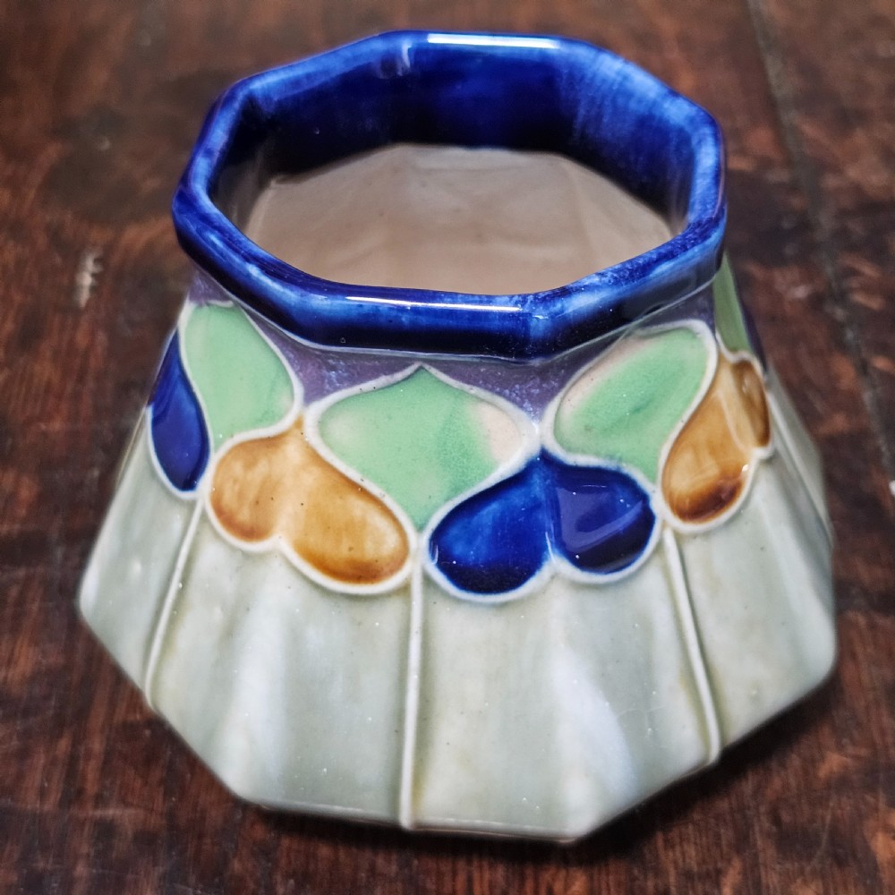 Delightful Pair of Art Deco Doulton Pots possibly Jane Hurst c1920 View V