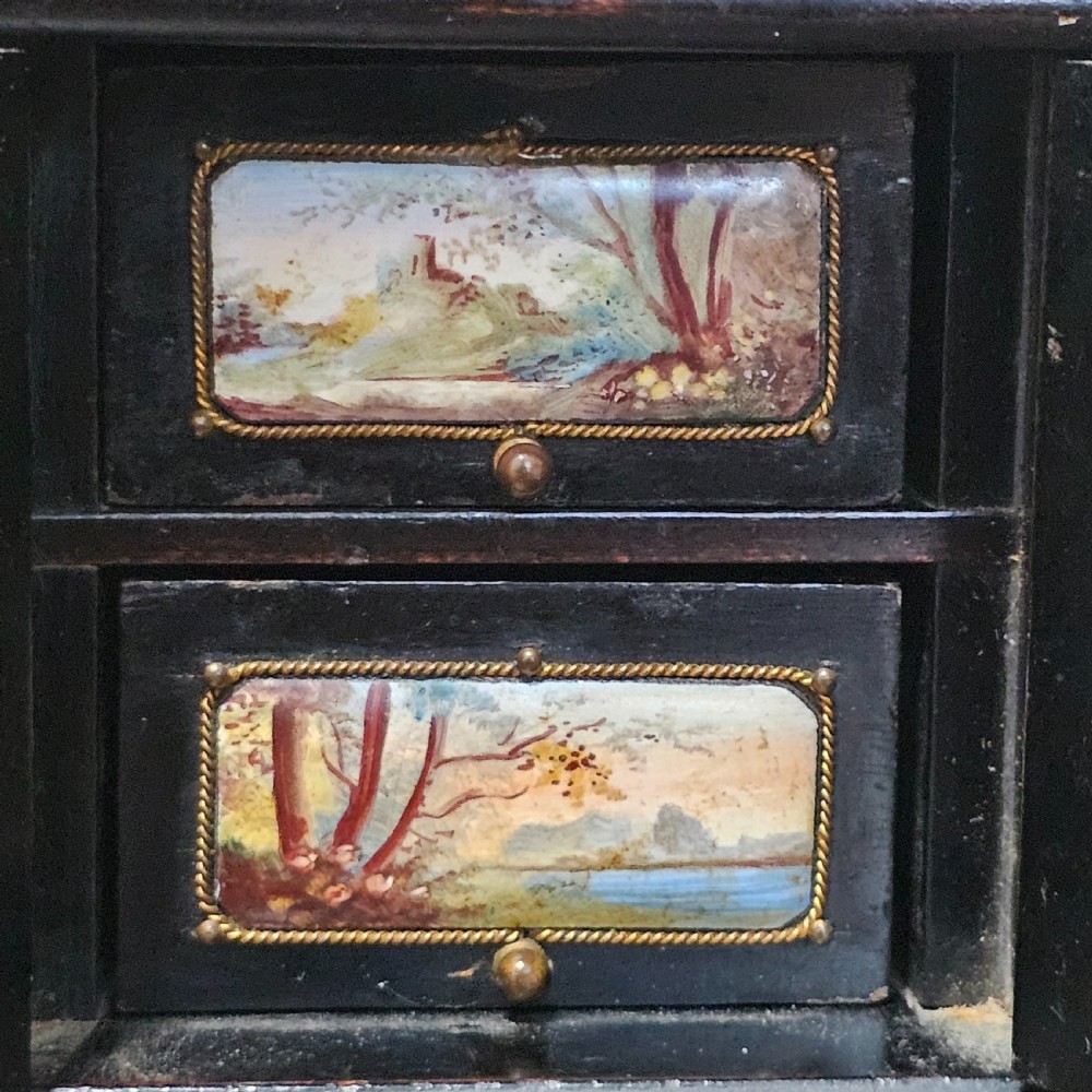 19th cent. Austrian / Viennese enamel jewellery casket chest View XIII