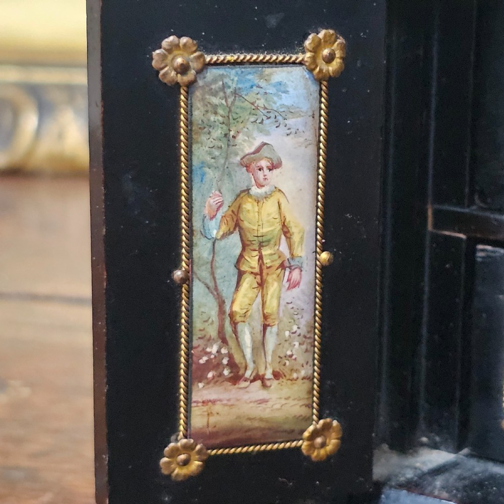 19th cent. Austrian / Viennese enamel jewellery casket chest View XV