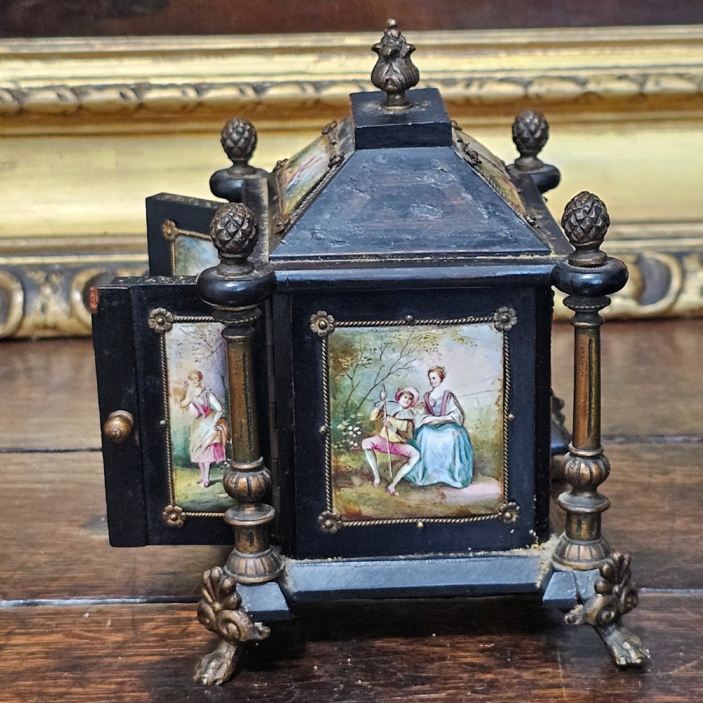 19th cent. Austrian / Viennese enamel jewellery casket chest View XVII
