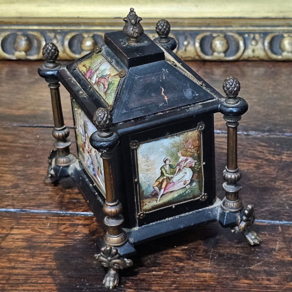 19th cent. Austrian / Viennese enamel jewellery casket chest View XX