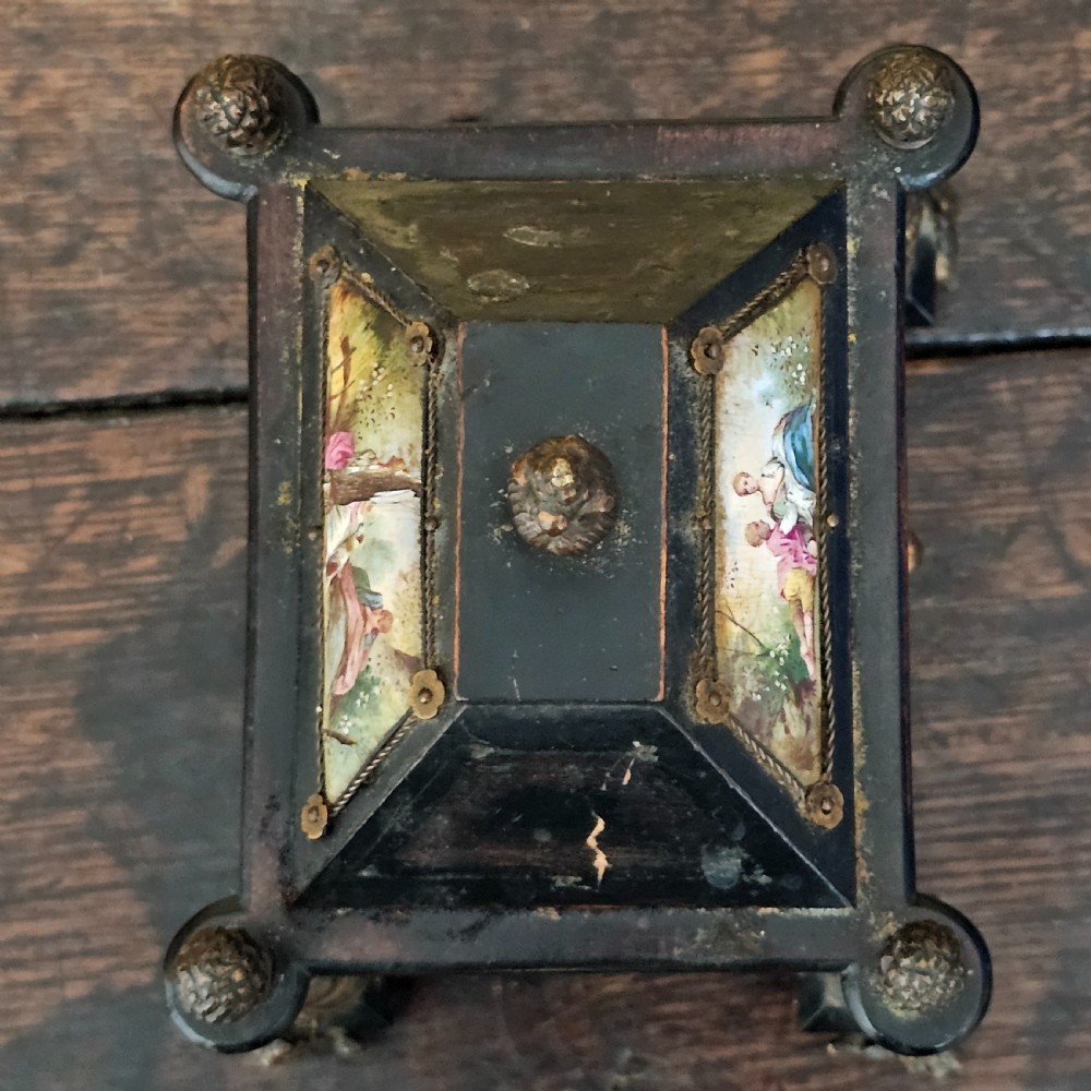 19th cent. Austrian / Viennese enamel jewellery casket chest View XXI