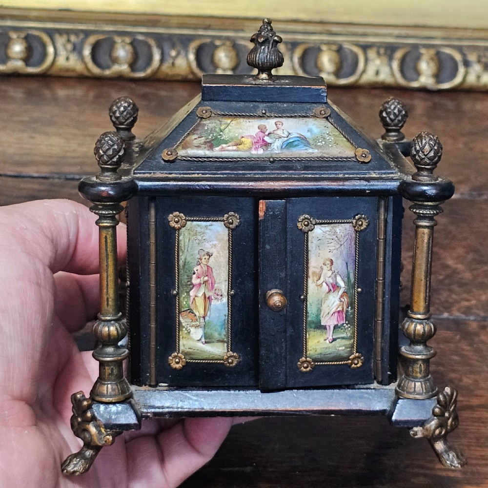 19th cent. Austrian / Viennese enamel jewellery casket chest View XXIII