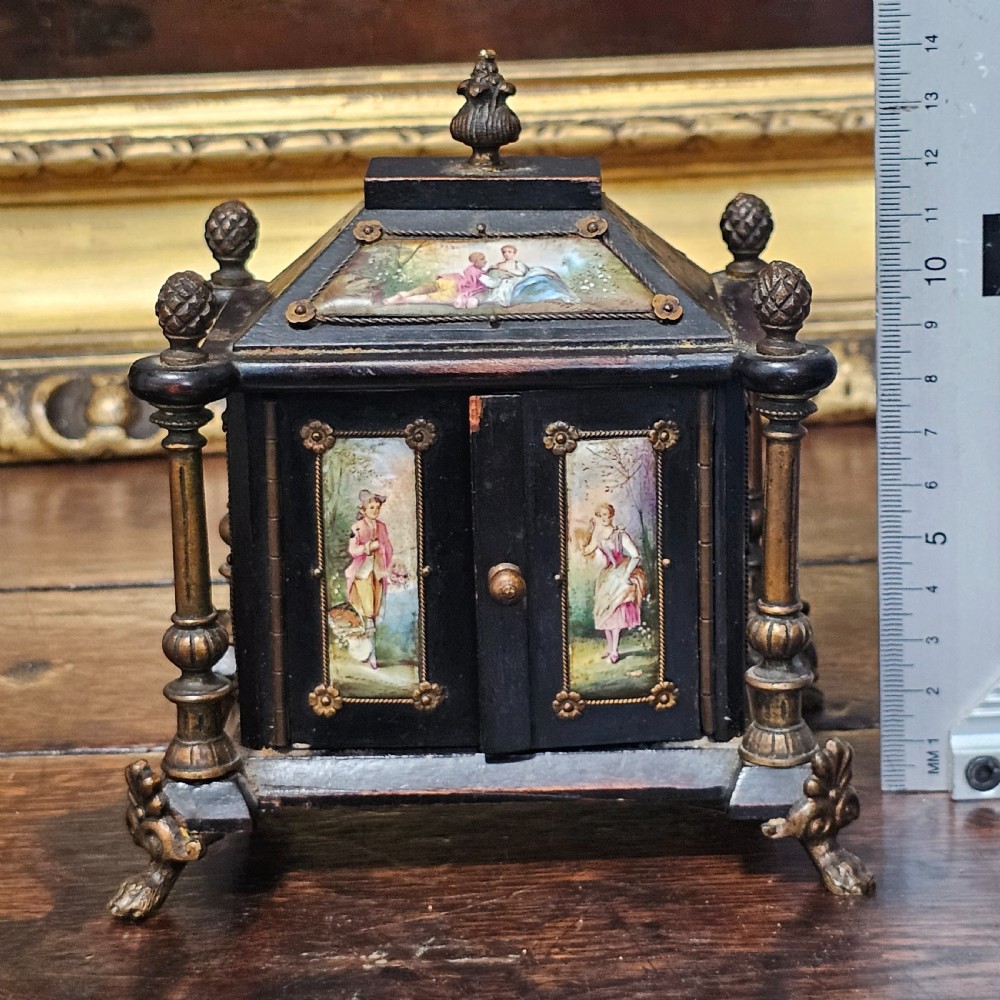19th cent. Austrian / Viennese enamel jewellery casket chest View XXV