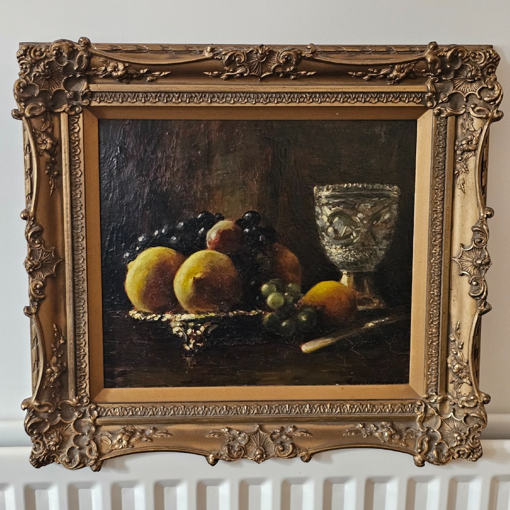 Edward Roworth (South African 1880 - 1964) Still lIfe Oil on Canvas
