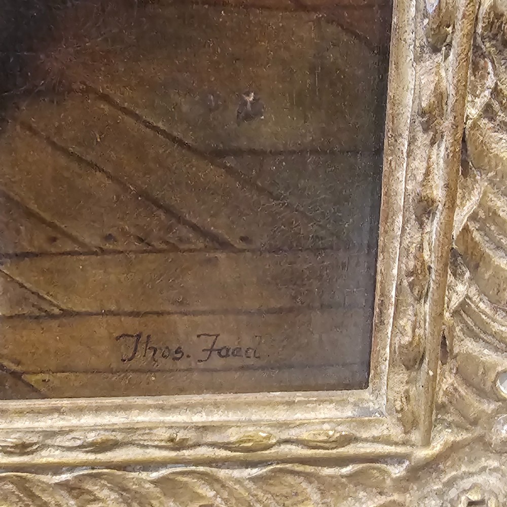 Beautiful Oil Painting on Canvas Signed 'Thos Faed' View XI