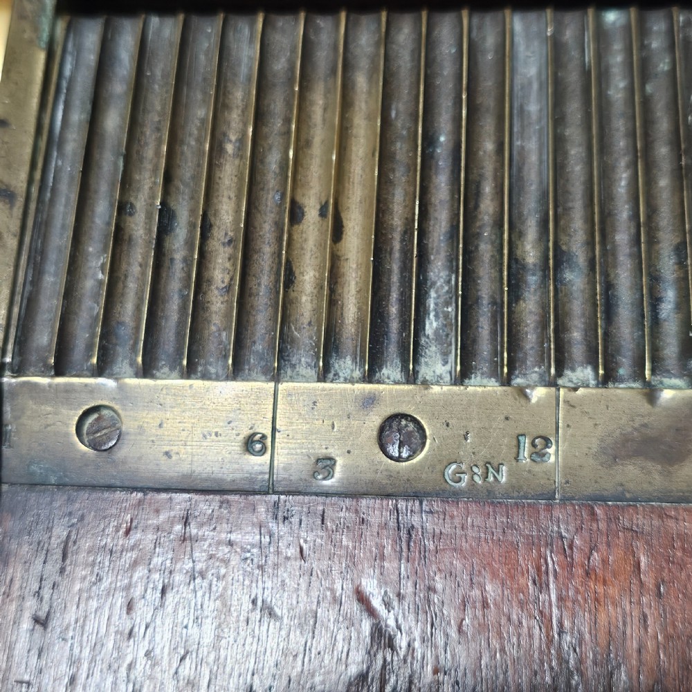 Antique Victorian Apothecary Chemist Pill Roller Board in Wood and Brass View X
