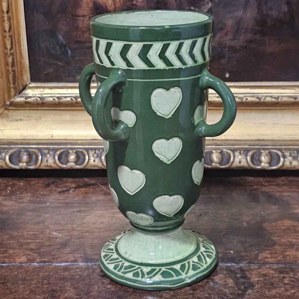 Very Rare Signed Frederick Hurton Rhead Vase - Early 1900s View VII