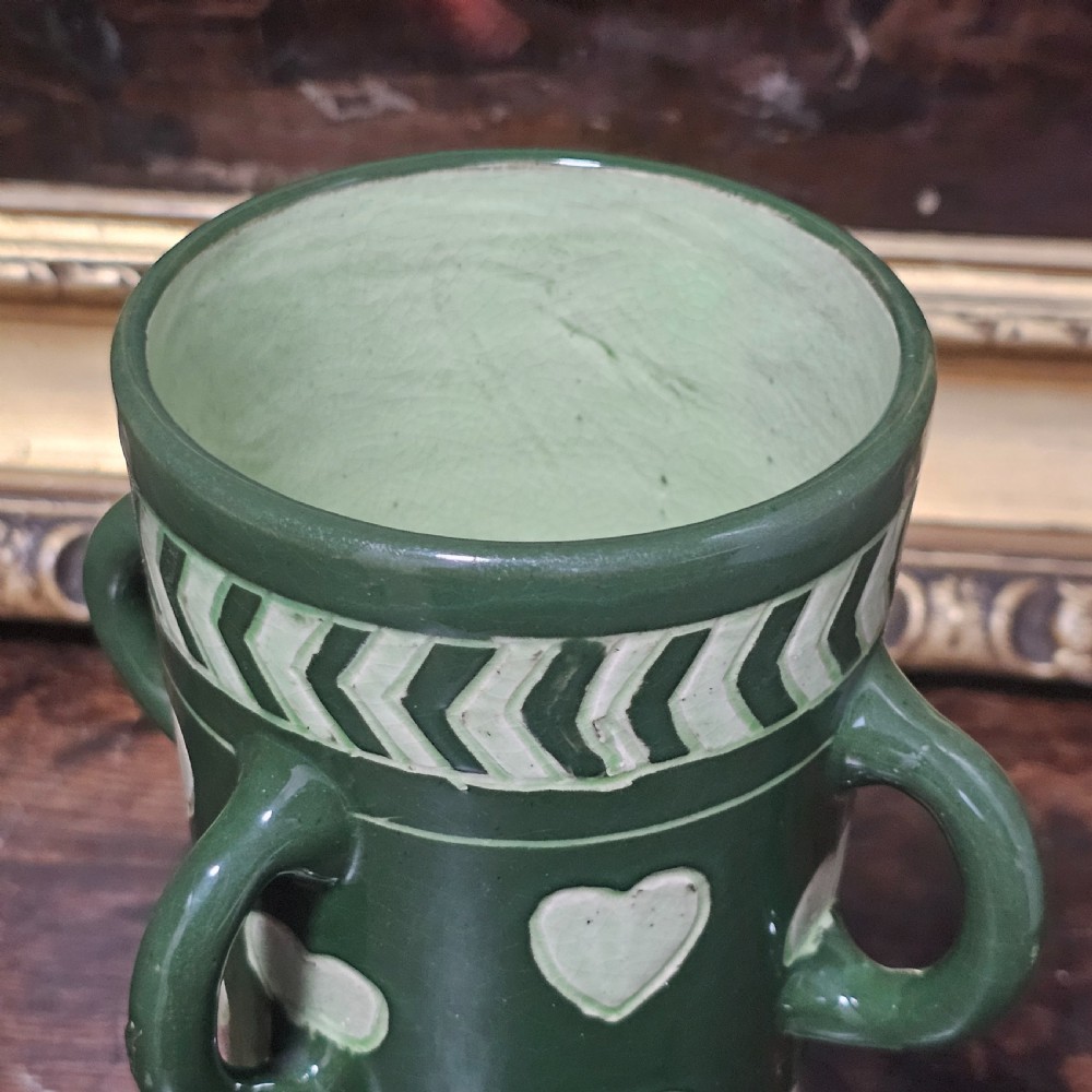 Very Rare Signed Frederick Hurton Rhead Vase - Early 1900s View X