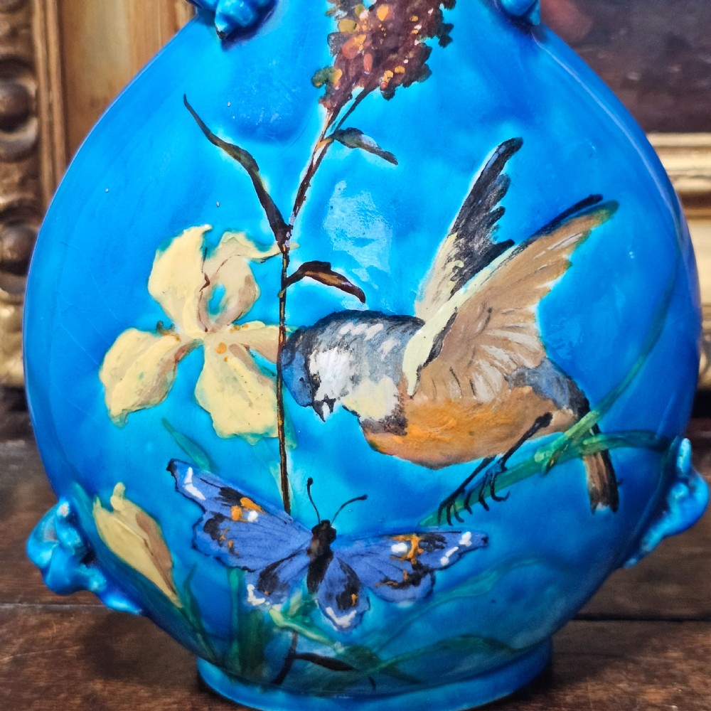 Stunning Pr Clement Massier Vallauris Moon Vases View XV