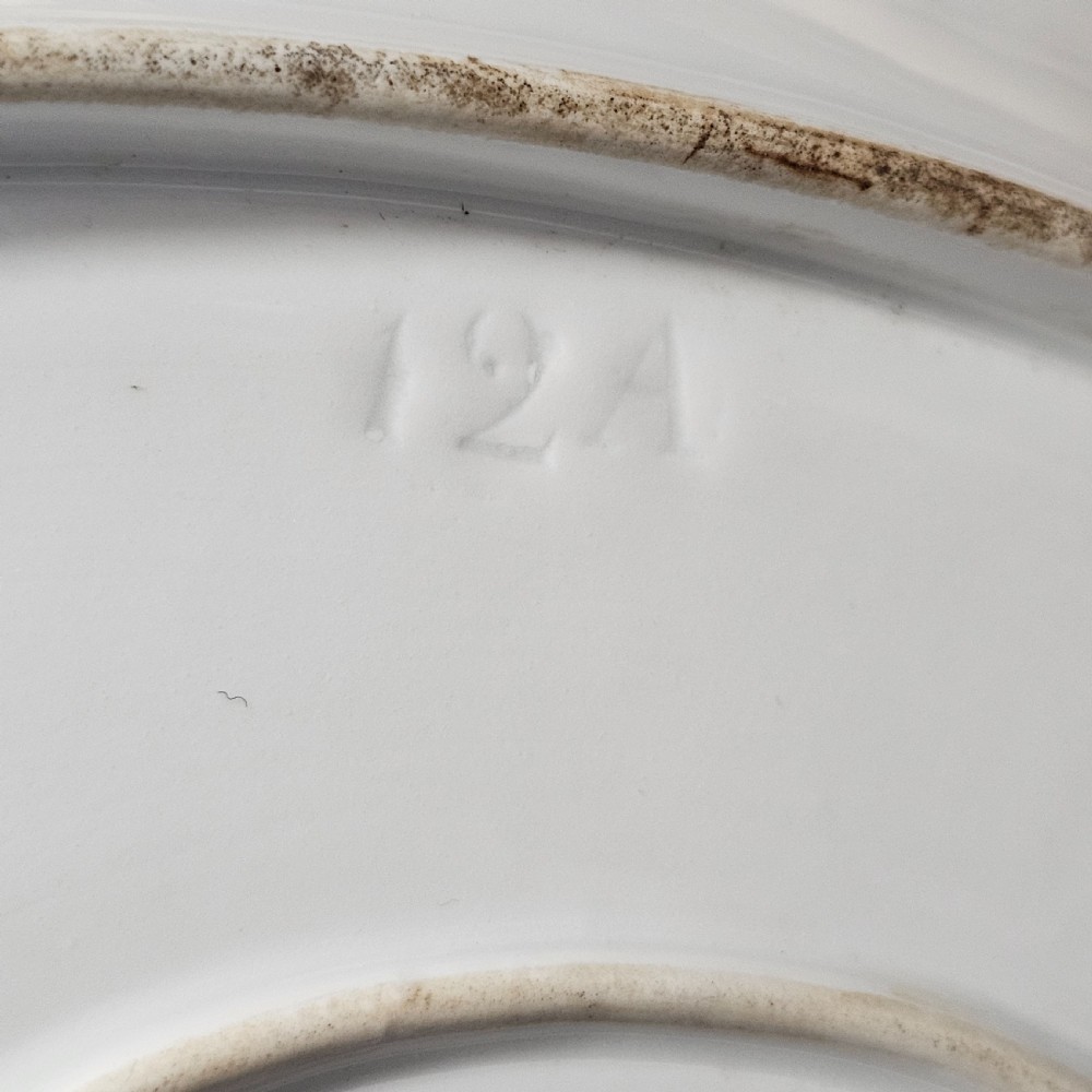 Exquisite Oval Platter Painted by Celia Thaxter and Dated 1877 View IX