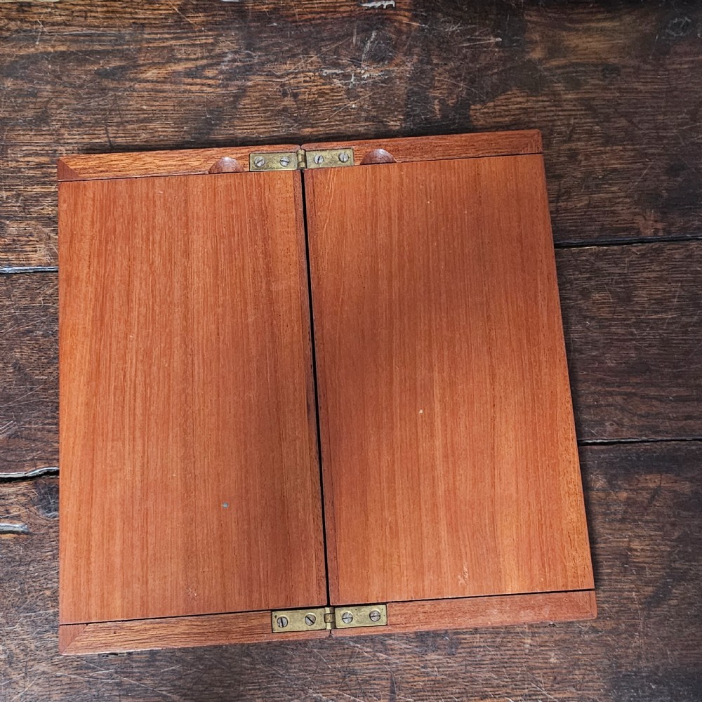 Late Victorian/Edwardian Mahogany And Ivory Travelling Chess Set View XXI