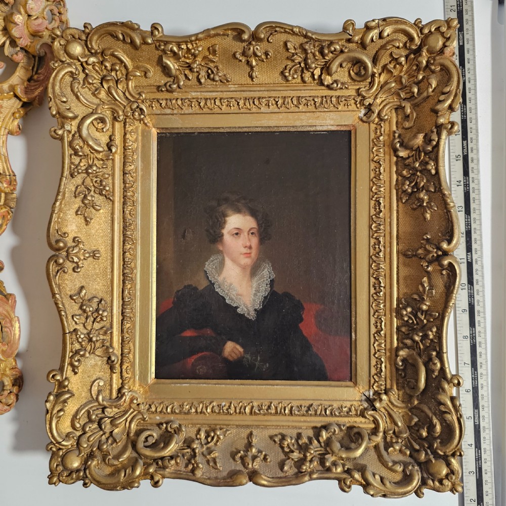 Victorian Oil Painting of an Elegant Seated Lady, Signed to the reverse