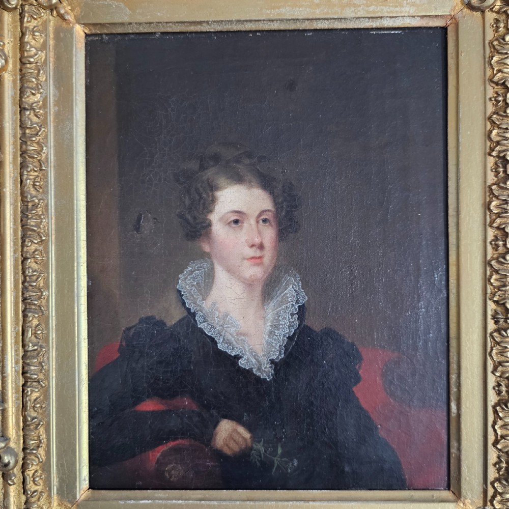 Victorian Oil Painting of an Elegant Seated Lady, Signed to the reverse View II