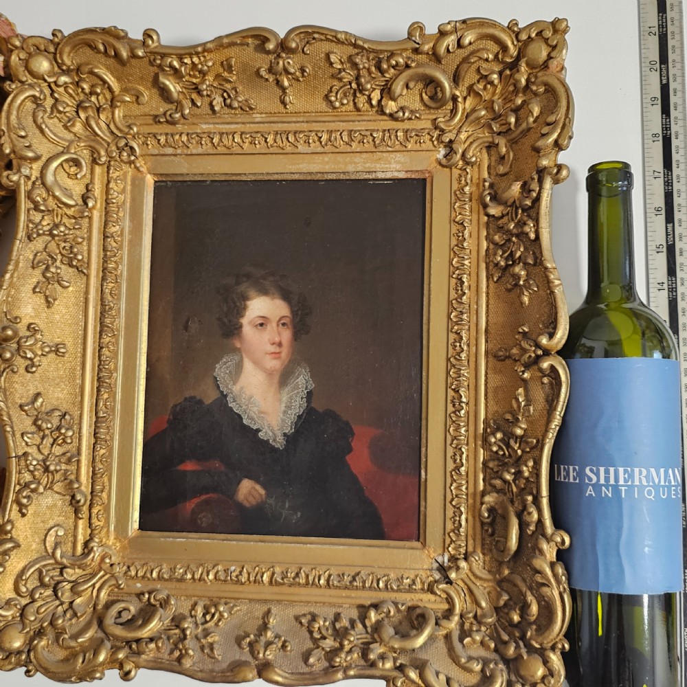 Victorian Oil Painting of an Elegant Seated Lady, Signed to the reverse View IV
