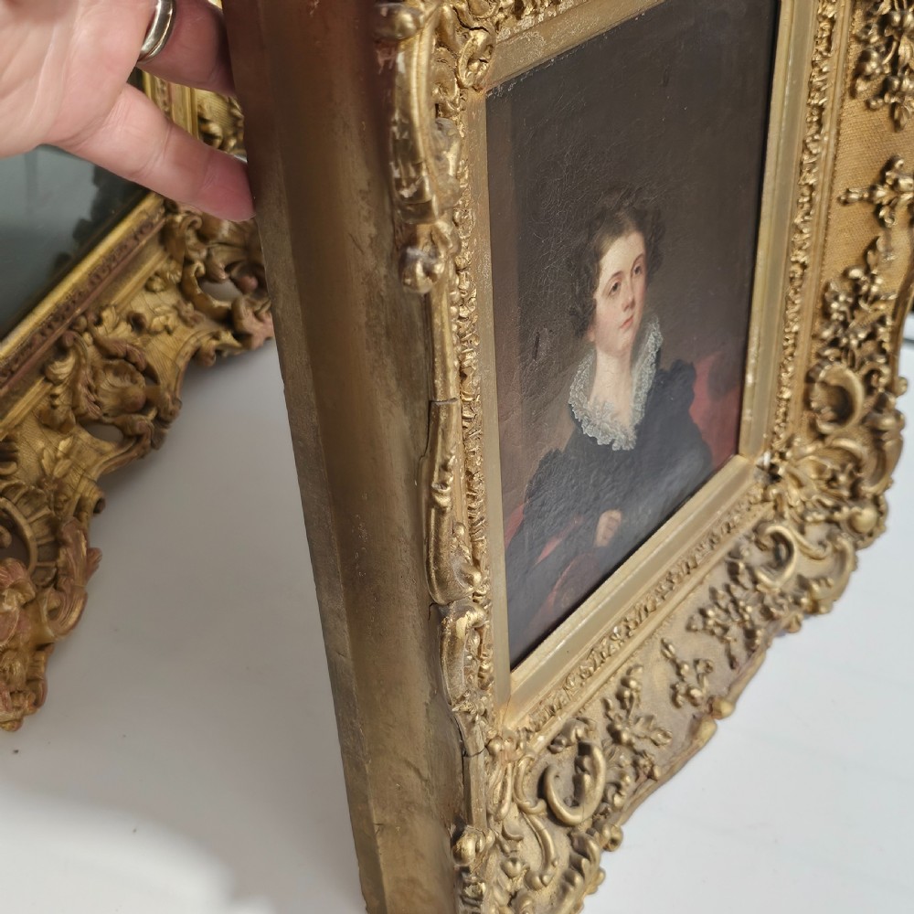Victorian Oil Painting of an Elegant Seated Lady, Signed to the reverse View VIII