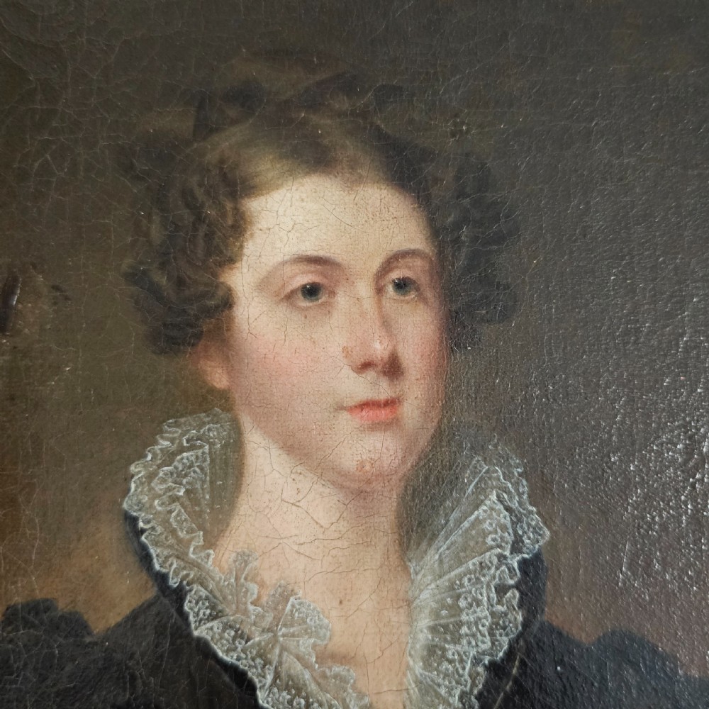 Victorian Oil Painting of an Elegant Seated Lady, Signed to the reverse View IX