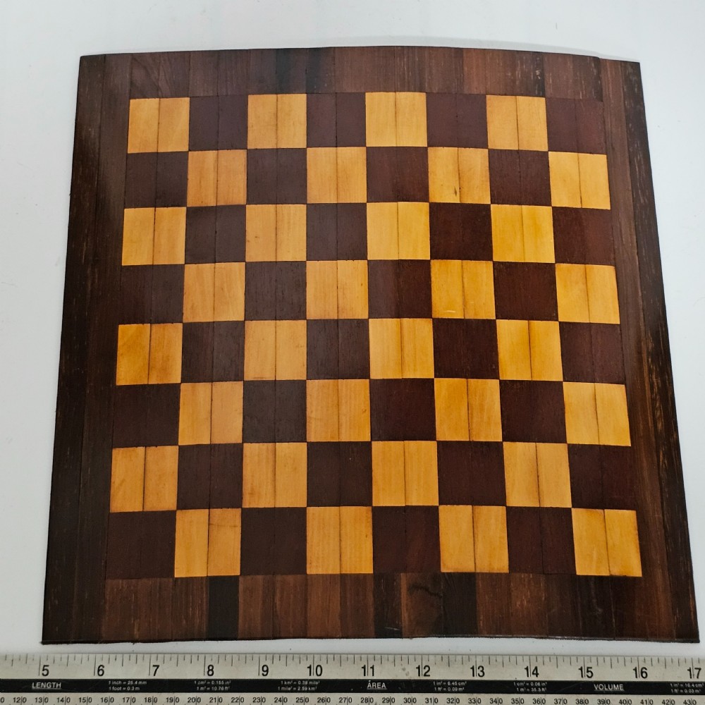 Beautiful Quality Rare Antique Foldaway Chess Board c1920's