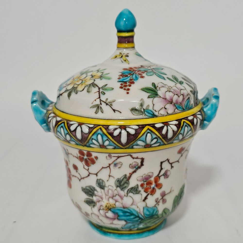 Exquisite Théodore Deck Chinoiserie Box & Cover - Rare