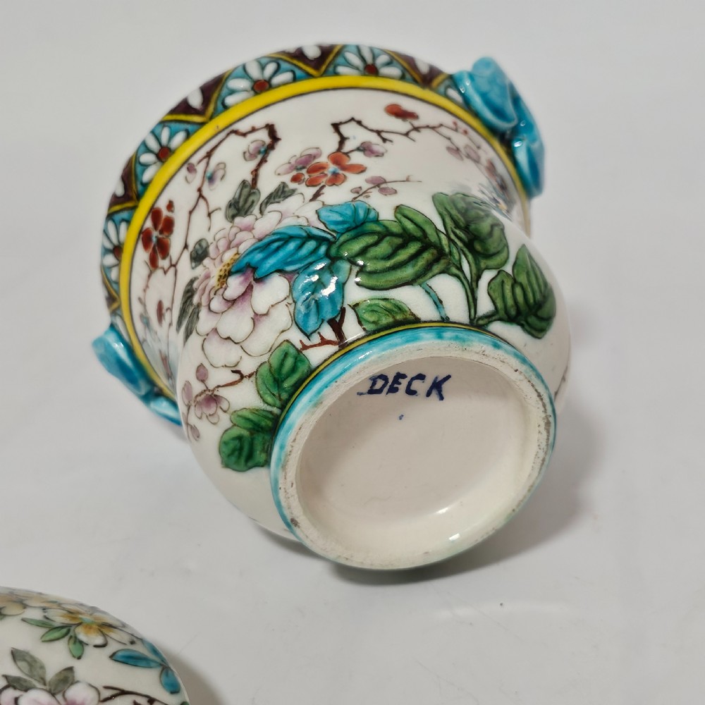 Exquisite Théodore Deck Chinoiserie Box & Cover - Rare View IV