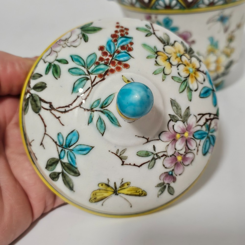 Exquisite Théodore Deck Chinoiserie Box & Cover - Rare View IX