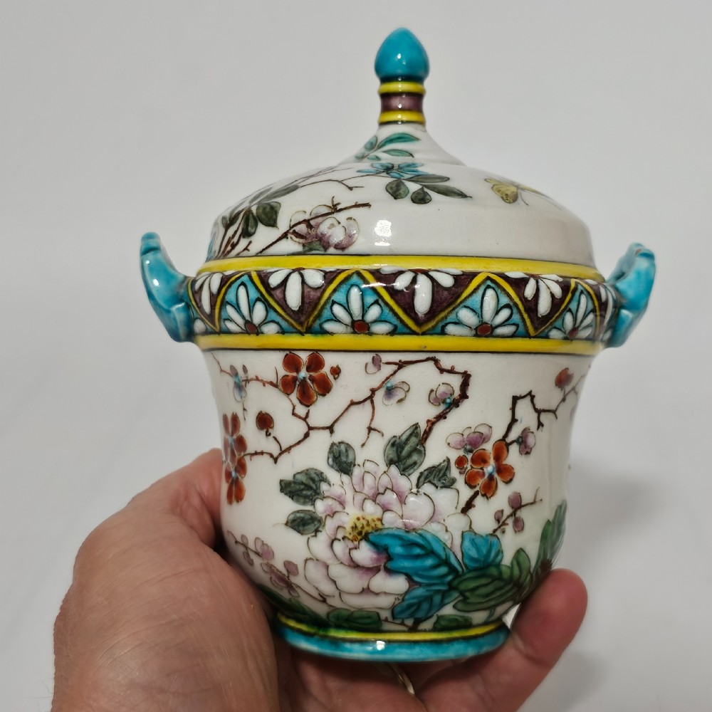 Exquisite Théodore Deck Chinoiserie Box & Cover - Rare View XI