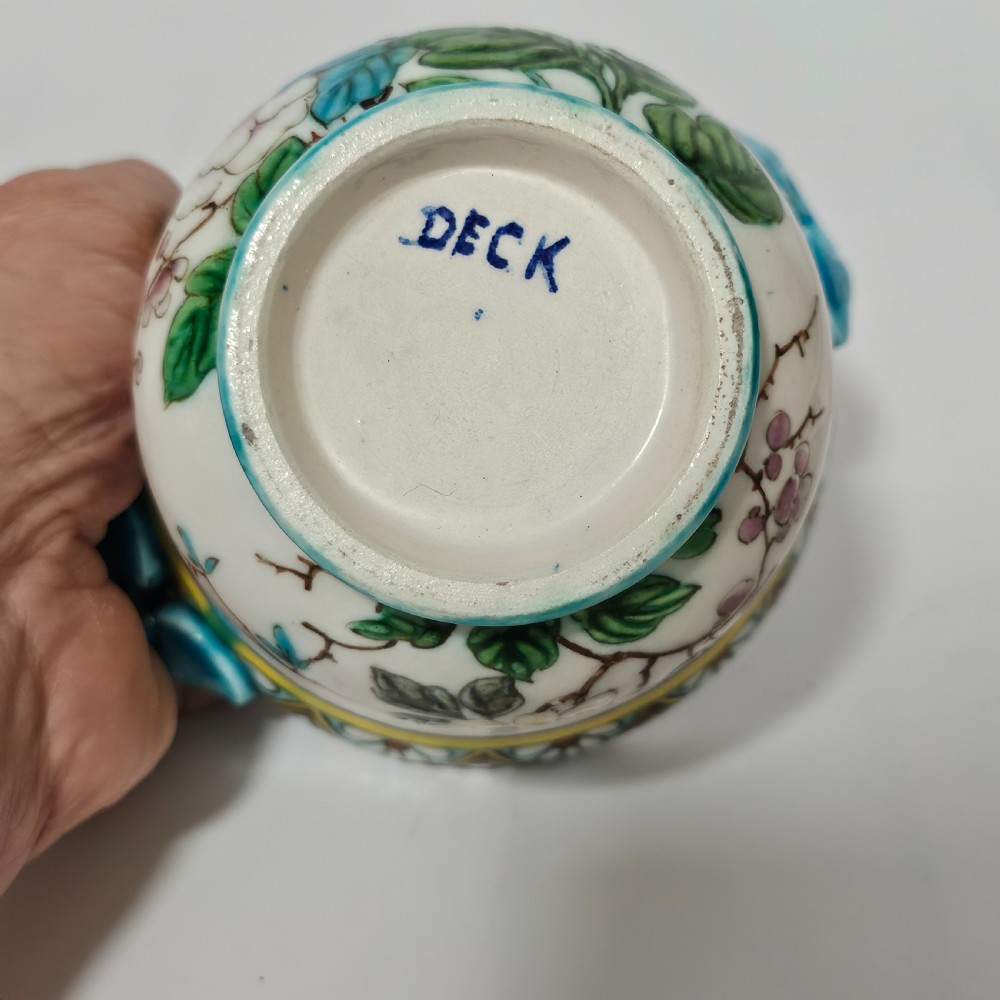 Exquisite Théodore Deck Chinoiserie Box & Cover - Rare View XII
