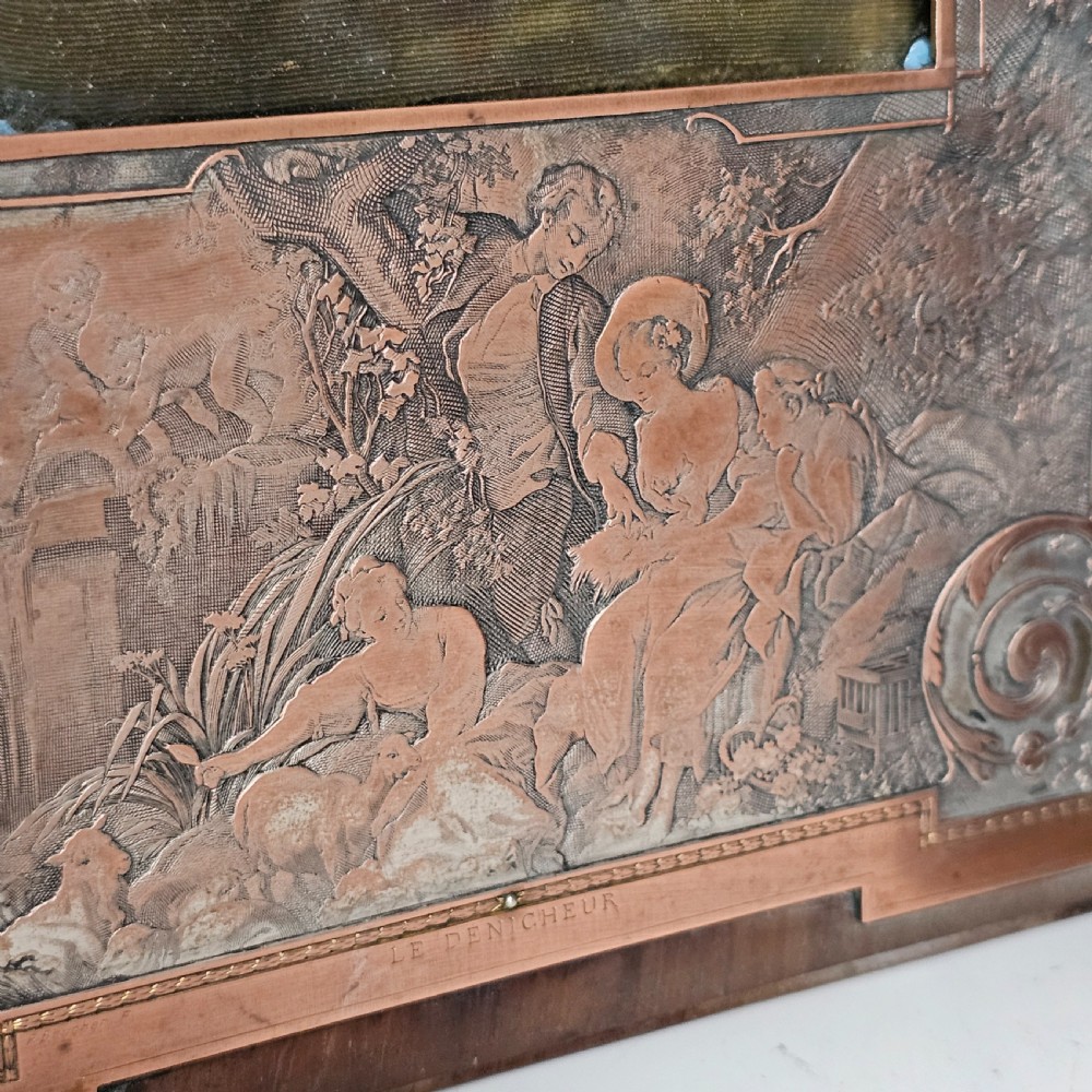 Unusual Late 19thc Pair of French Electrotype Frames 28.5c x 19.5 cm View V