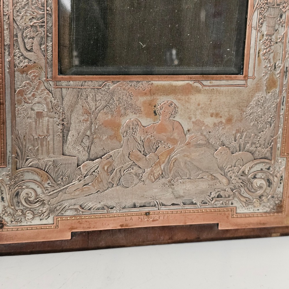 Unusual Late 19thc Pair of French Electrotype Frames 28.5c x 19.5 cm View VI