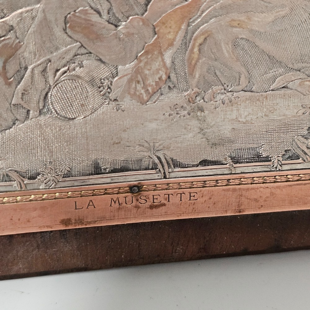 Unusual Late 19thc Pair of French Electrotype Frames 28.5c x 19.5 cm View VII